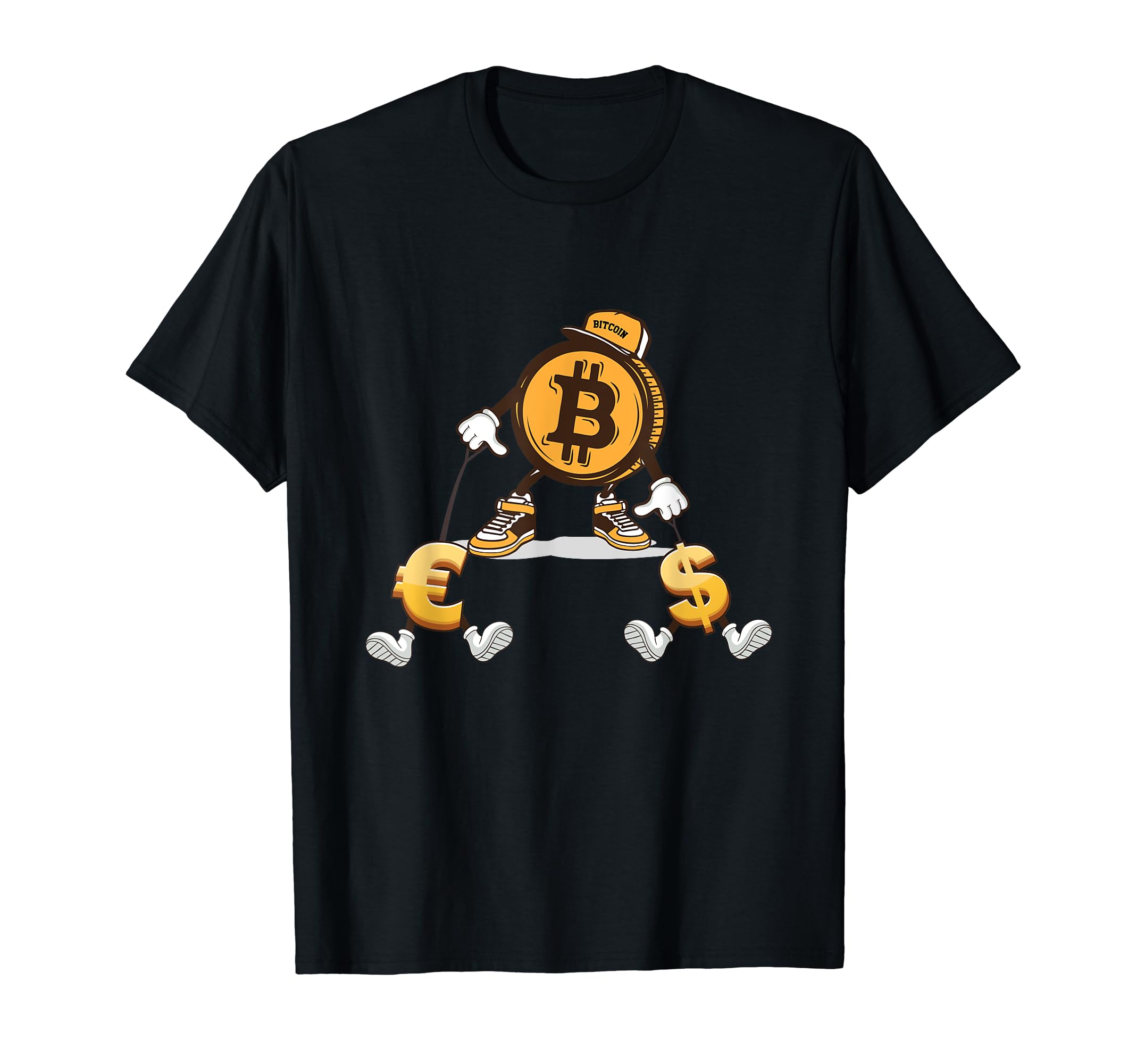 

Футболка Bitcoin Dollar Euro Dog Chain Coin Gold Cryptocurrency