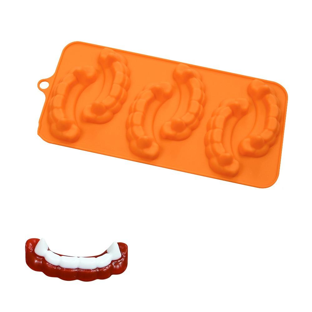 6 Cavity Witch Broom Cookie Mold DIY Mousse Cake Mould Bakeware Finger Biscuit Mold  Resin