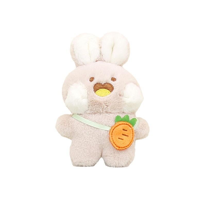 Adorable Plush Bunny Keychain Soft Stuffed Rabbit For Handbags And Backpacks