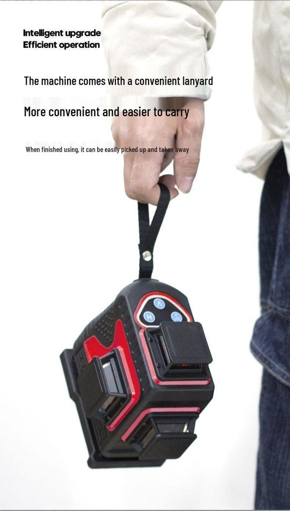 High-Precision Automatic Self-Leveling Infrared Laser Level with 12/16 Lines and Red/Green Light