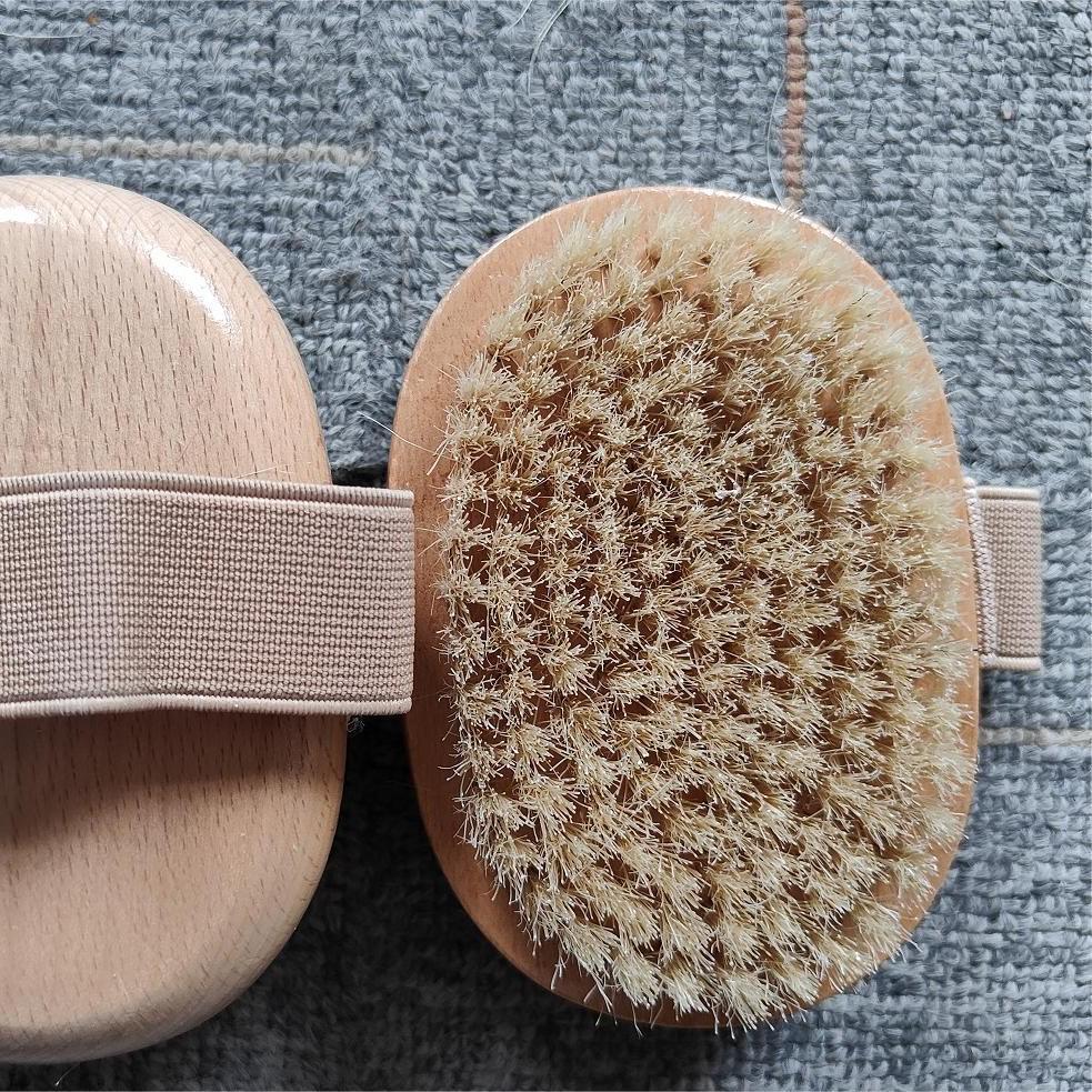 Cross-Border Bristle Massage Bath Brush - Handheld Round Body Brush