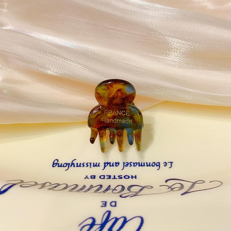 

Модные женские маленькие когти для волос, крабовые зажимы, корейские мини-заколки для волос с уксусной кислотой, заколки для волос для женщин, аксессуары для волос, головной убор