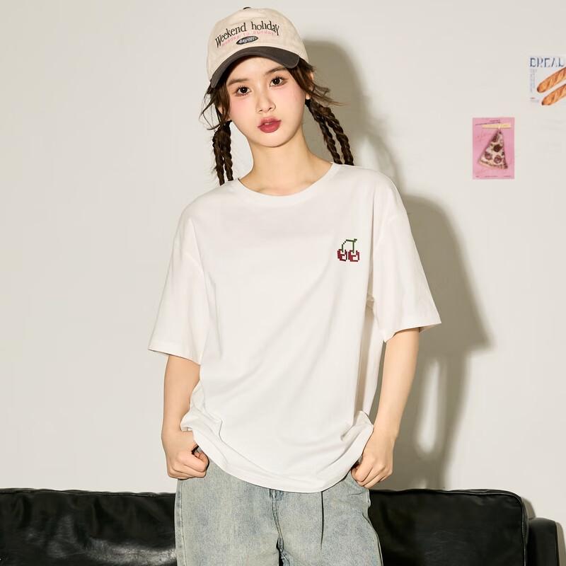 TonLion Women s Crew Neck Printed Short Sleeve T-Shirt S