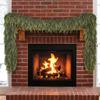 Cedar Garland Real Touch Winter Pine Garland For Mantle Holiday Atmosphere Props Party Supplies For Front Door Living Room