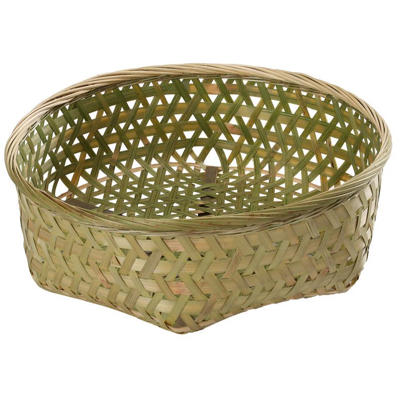 Bambus-Dämpfer: Handgefertigtes Tablett, Obstschale, Abtropfkorb und Hohlkorb