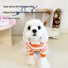 Striped Velvet Pet Hoodie: Warm Two-Legged Clothing for Small To Medium Dogs