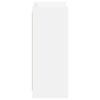 Shoe Cabinet with Storage White 48 X 36 X 92 Cm Engineered Wood
