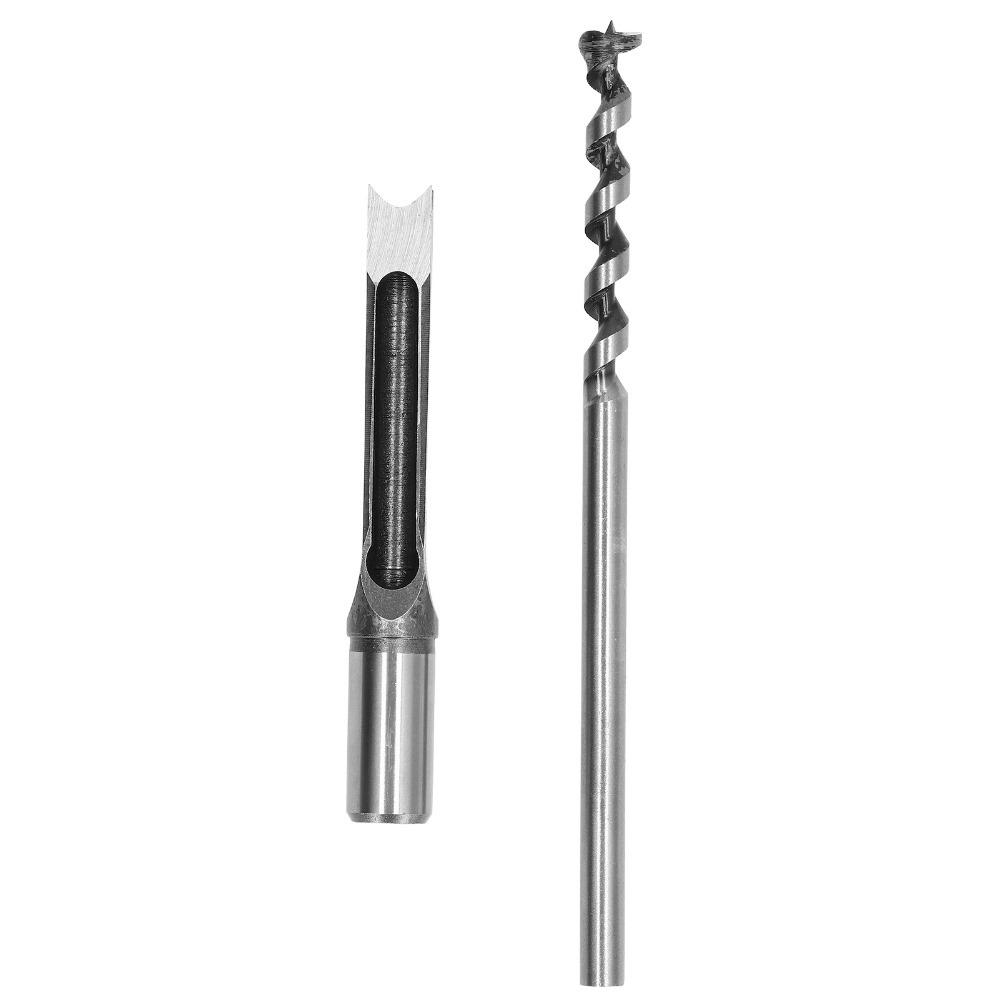 Alloy Steel Square Hole Drill Bit Power Tool 1/4(6.4mm)5/16(8mm)3/8(9.5mm)1/2(12.7mm)14mm(0.55in)16mm(0.63in) Mortiser Drill Bit