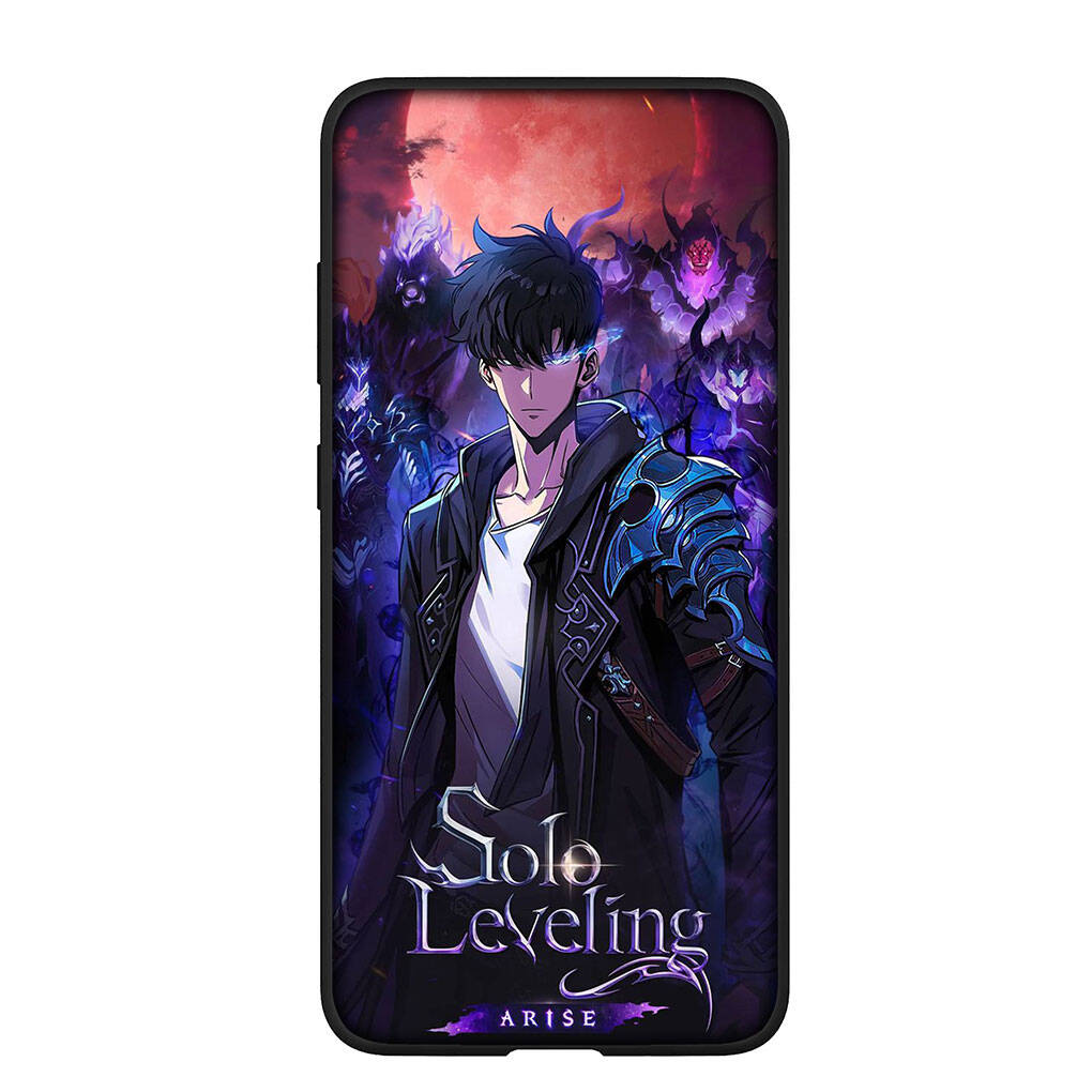 Phone Case for iPhone 17 16 15 Xiaomi Poco F8 F7 X7 X6 M8 C85 C75 C71 Redmi Note 14 13 12 11 Pro Max A4 14C 13C 15C Sung Jinwoo Solo Leveling Jin Woo