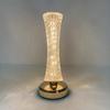 Faux Crystal Cordless Lamp 3 Color Modes Brightness Adjustable Battery Operated LED Light with Touch Control