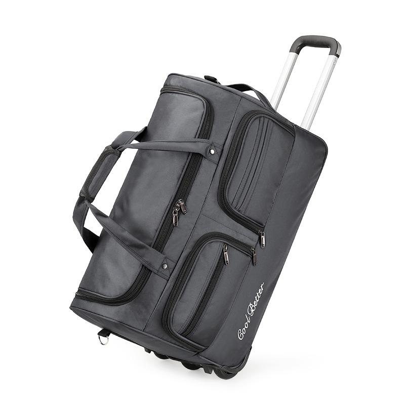 Large-capacity Luggage Case Tugboat Bag Wear-resistant Foldable Luggage Air Consignment Bag Hand-held Thickened Pulley Travel Bag