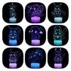 Pikachu Led Night Light 3d Illusion Lamp Bedside Kids Gifts Bedroom