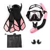SBART Kids Pink-Black 3-Piece Diving Set
