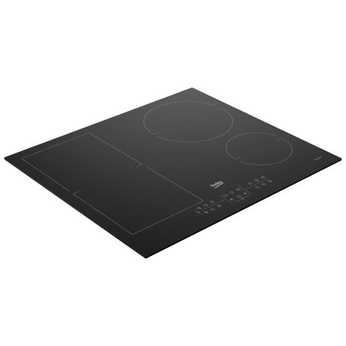 Plită cu inducție - Beko - HII64200FMT - 4 zone de gătit - 1 Flexizonă - 7200 W - Negru