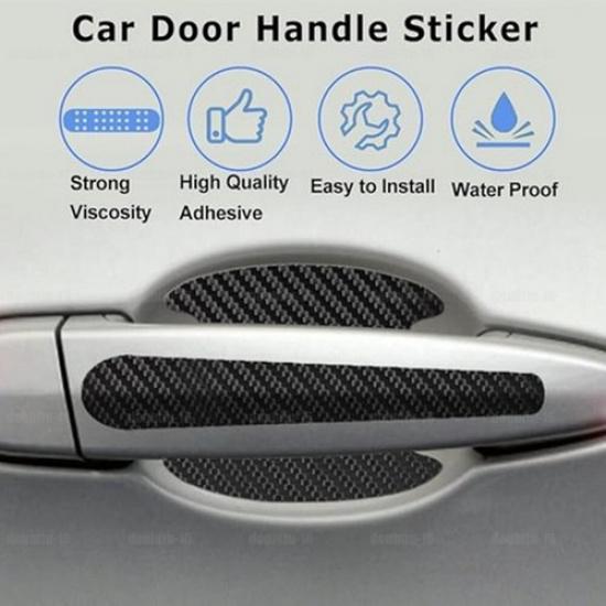8PCS Car Door Handle Bowl Sticker Trims Anti-Scratch Protector Cover Accessories