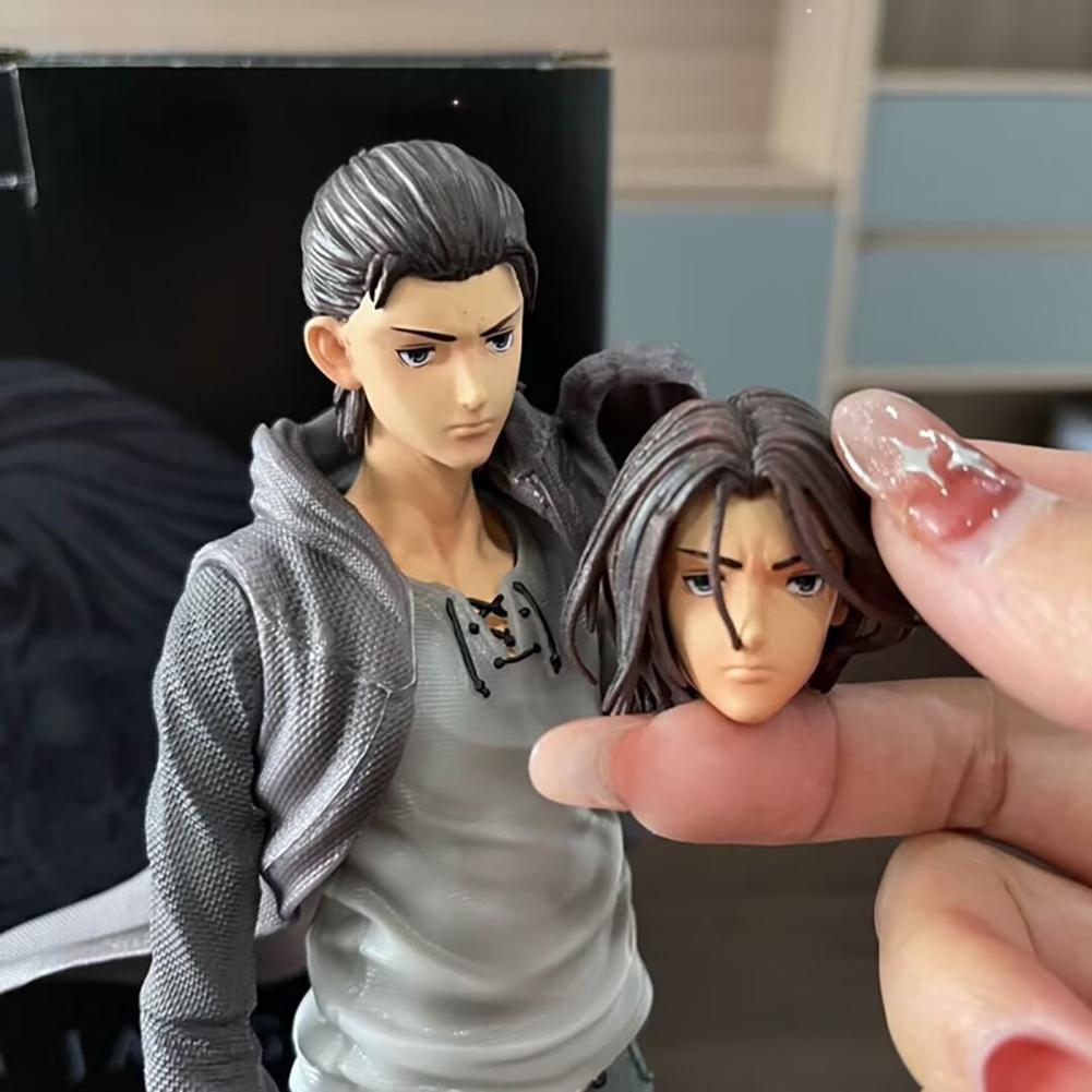 Anime Titan Figur Eren Jaege Actionfiguren Eren Jaege Figurpuppen PVC JP Anime Modelle Spielzeugsammlung Statue Geschenke 22cm