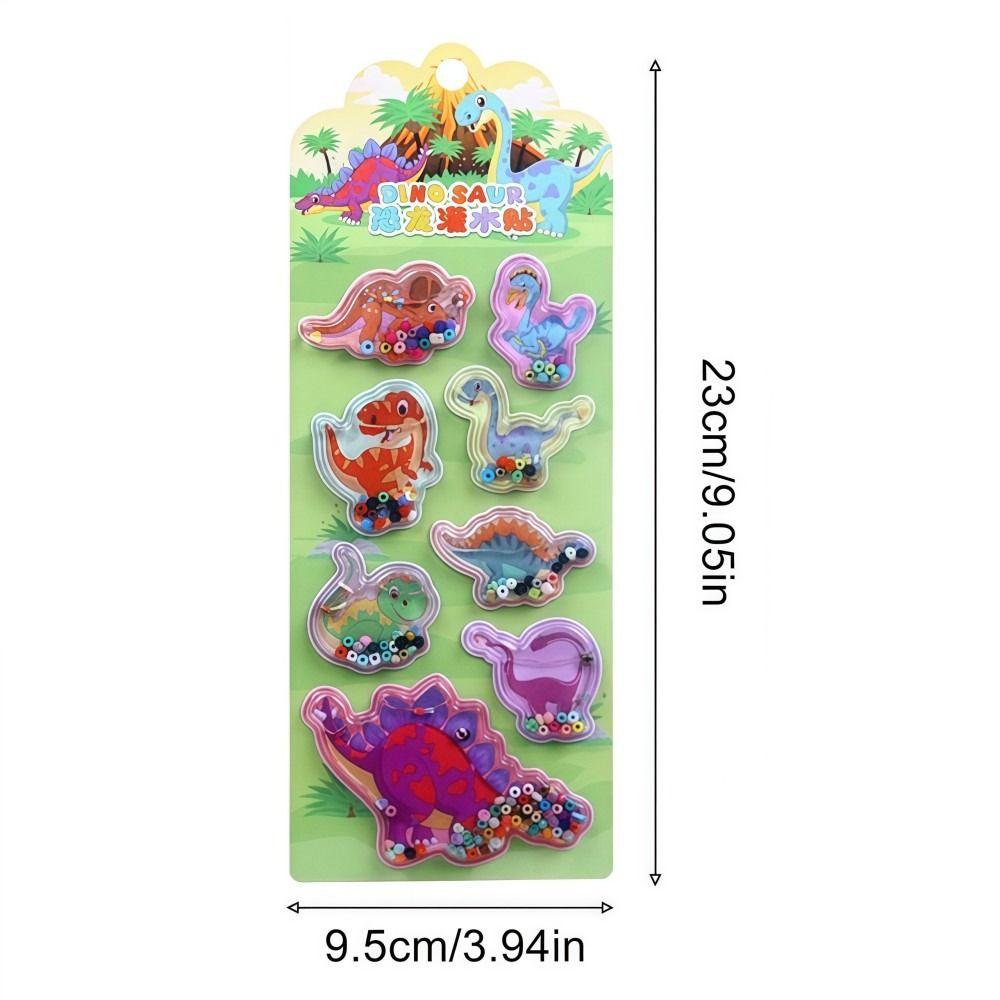 Cute Cartoon Sparkly Dino Decor Decals Childrens Reward Stickers  DIY Crafts