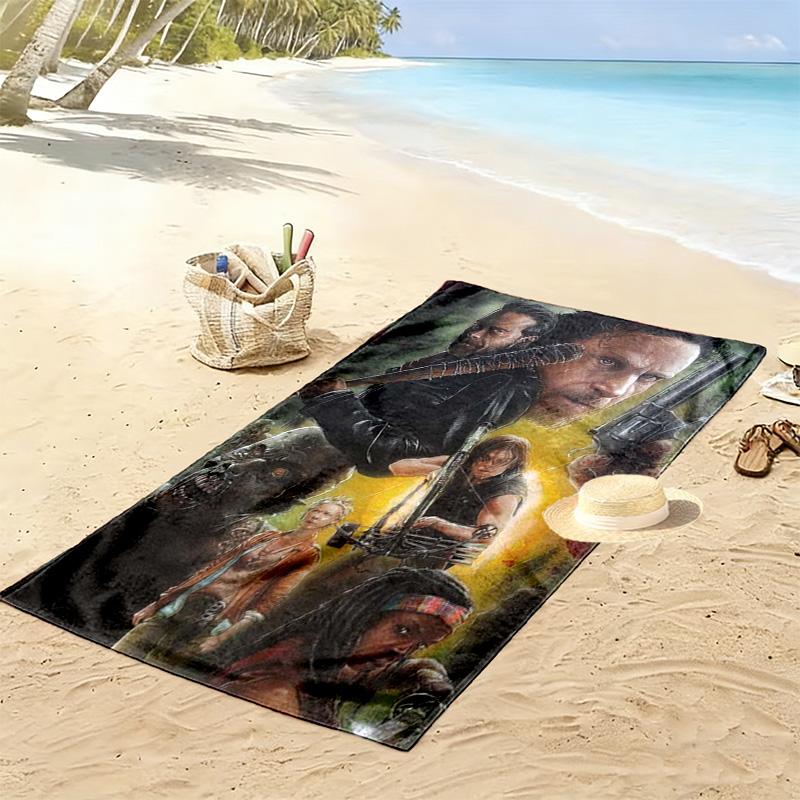 Fantasy Realms: Epic Journeys Unfold beach towel Outdoor camping Portable for travel quick-drying swim towel Outdoor pool towel Absorbent bath towel