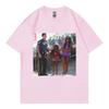 Beach Party Snooki Drunk Graphic T Shirts High Street Fashion Trend Short Sleeve Tshirts Men Women Casual Loose Cotton Tshirt