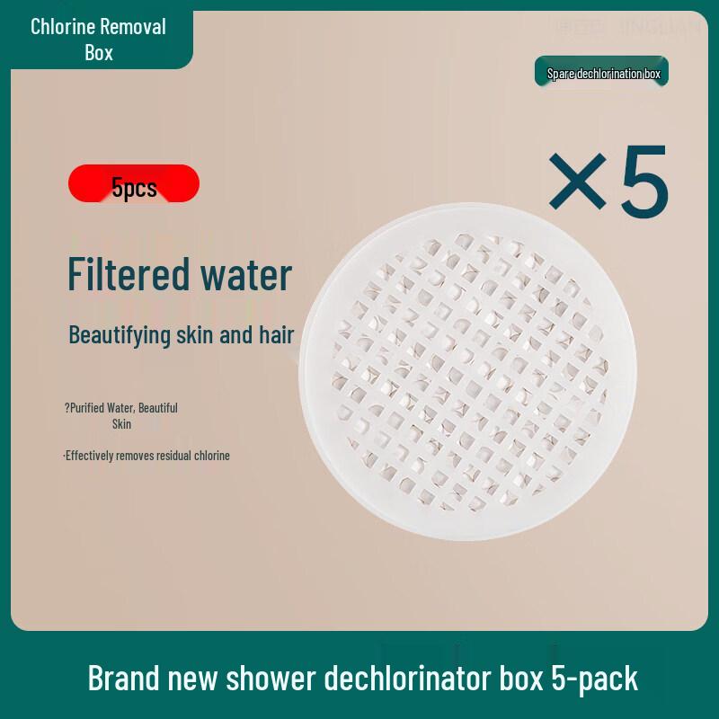 Yipan Shower Head Filter Cartridge, 5-Pack