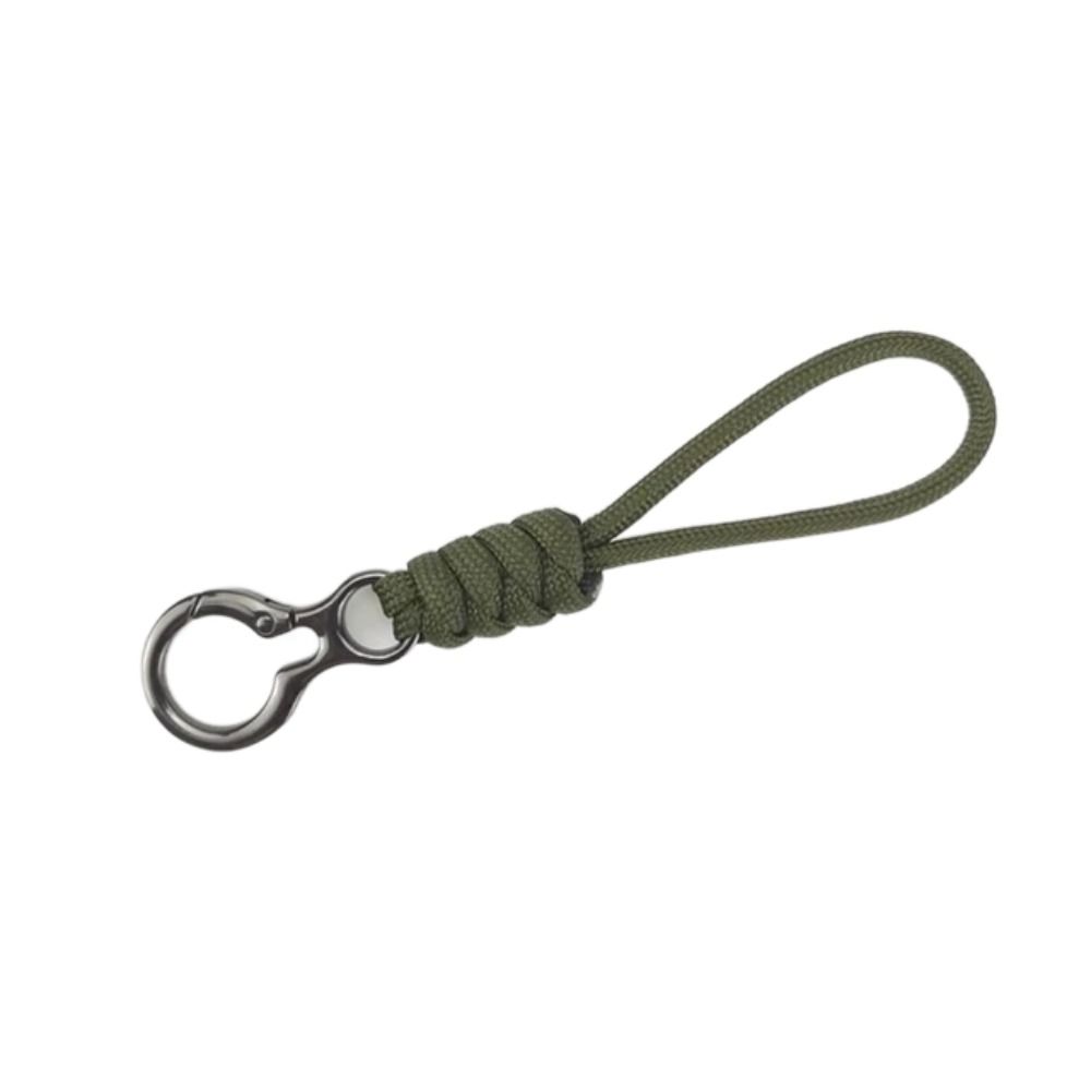 Bag Pendant Paracord Keychain Anti-lost Braided Woven Keychain Umbrella Rope Keyring  Car Trinket