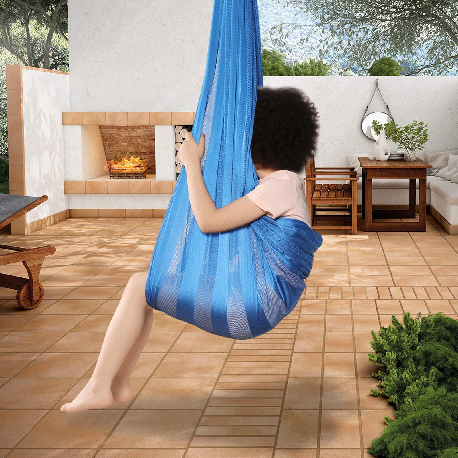 

Сенсорные качели для детей Мягкие эластичные сенсорные качели для помещений и улицы Сверхпрочное потолочное кресло-сиденье с успокаивающим эффектом для детской CHINA