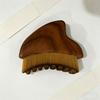 1PC Facial Massage Brush, Angled Handle Soft Bristles, Gentle Manual Scrubber for Daily Skincare, Smooth Contouring Tool