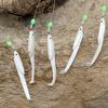 Luminous Fishing Rigs Fishing Baits Rigs, Fish Skin Sea Rigs, Glow Fishing Beads for Freshwater and Saltwater