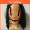 Female Crack Horror Ghost And Zombie Latex Headgear For Halloween And Christmas