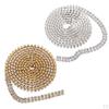 Sparkling Crystal Rhinestone Close Chain Trims Cup Wedding Party Crafts Decorations 1 Yard ,