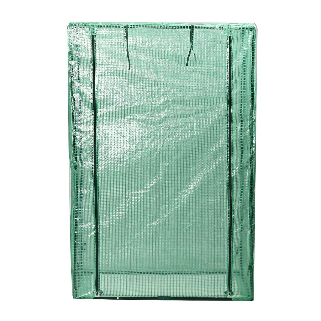 Greenhouse Portable Plastic Bird Pest Control Garden Plant Insulation Greenhouse Cover Include Iron Shelf Outdoor 59x39.4x19.7""