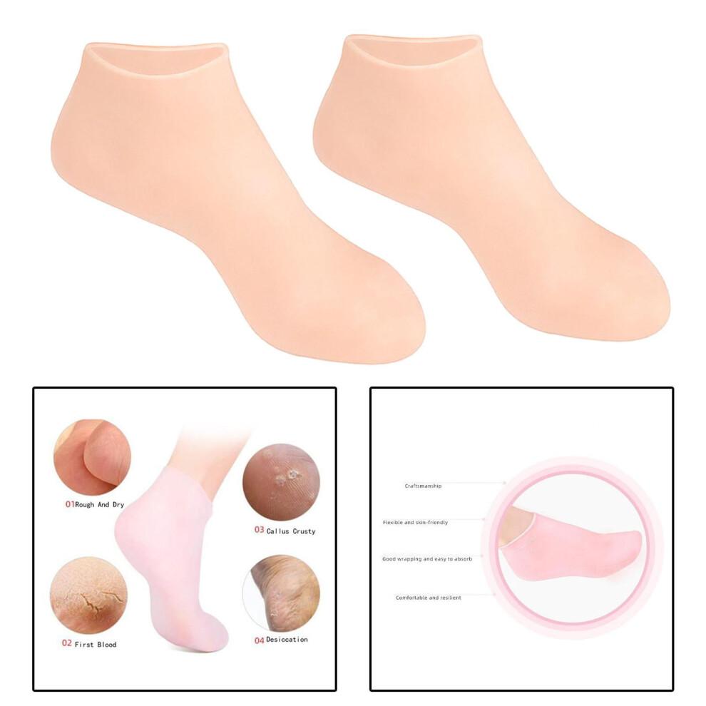 Soft Silicone Socks Rough Foot Care Protector Cracking