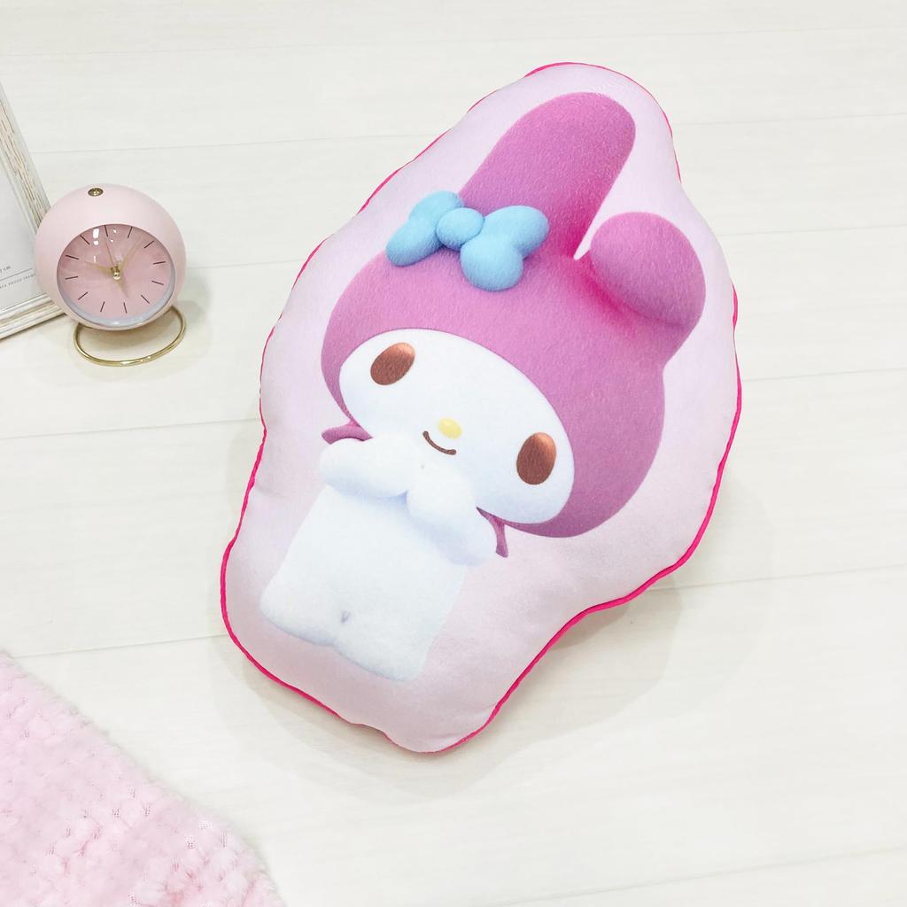 MORIPiLO Sanrio Characters My Melody Body Pillow Micro Fabric Plush Toy Nap Pillow 30x40x10cm Pink by Morishita Makura (Die-Cut Cushion) Skin-Friendly