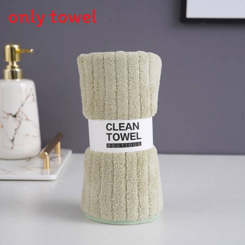 Coral Fleece Face Towel For Home Use Thick Absorbent Soft Adults Gift Collection