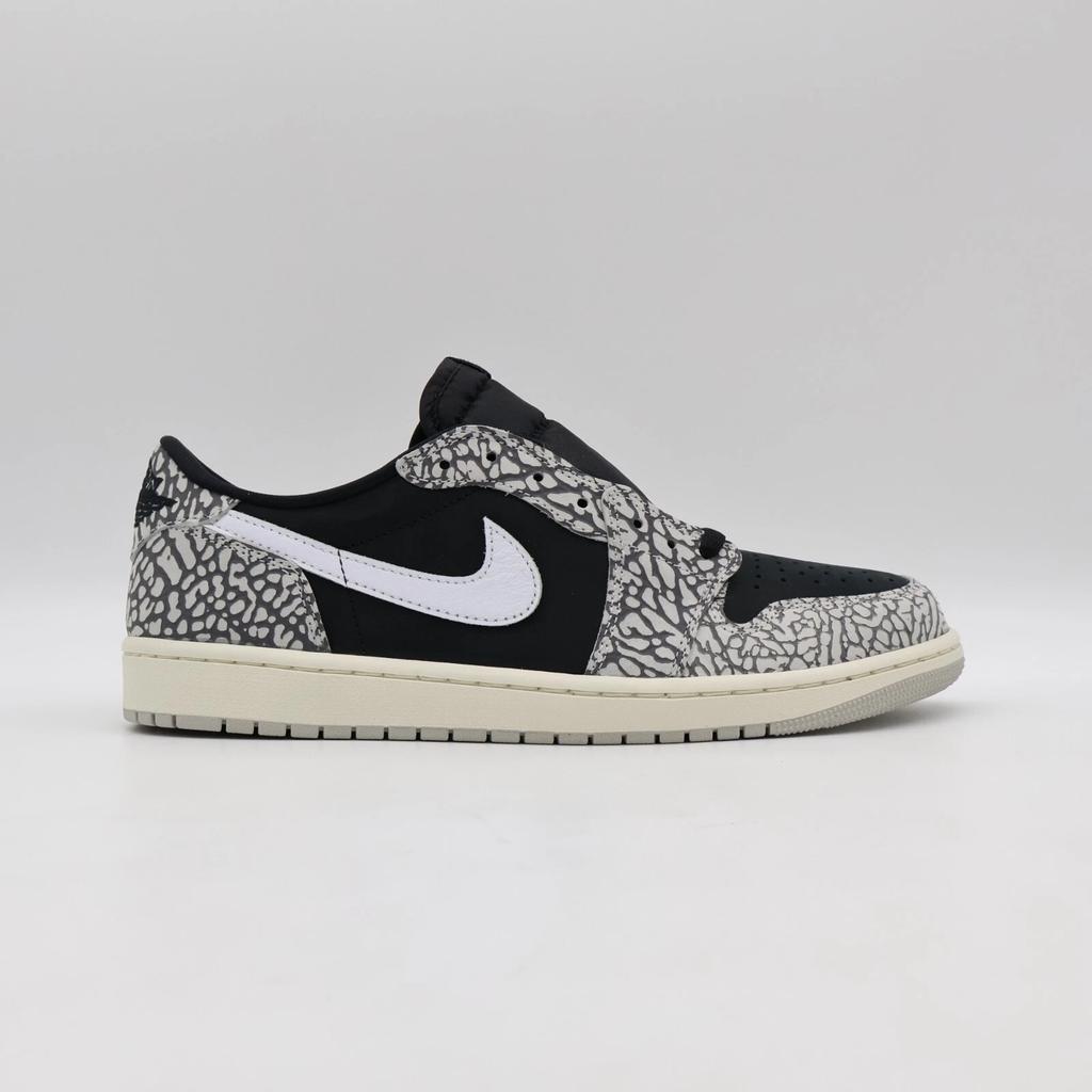 CZ0790-001 Nike Air Jordan 1 Retro Low OG Black Cement Muslin Tech Grey (Men's)