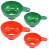 Set da 2 Pezzi Imbuto ad Ampia Bocca di Alta Gamma in Plastica Popolare per Condimenti per Insalate Liquidi Strumenti Ampi Gadget Imbuto a Bocca Cucina Filtro per Conserve