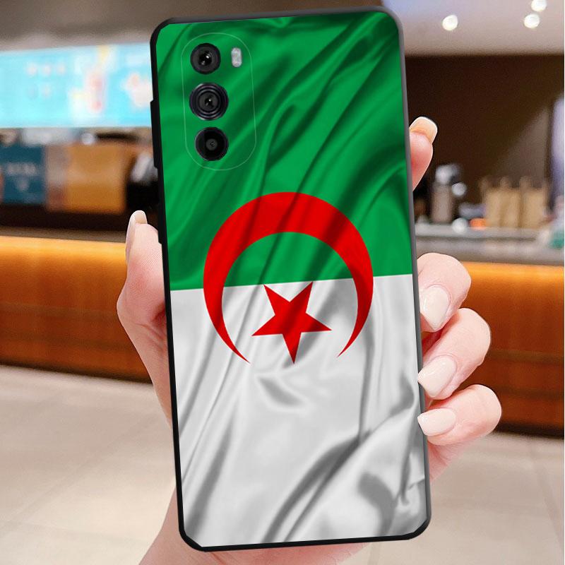 Phone Case For Motorola Edge 50 40 Pro 60 50 40 30 Ultra Neo Fusion Moto G85 G72 G53 G54 G84 G13 G32 Algeria Flag