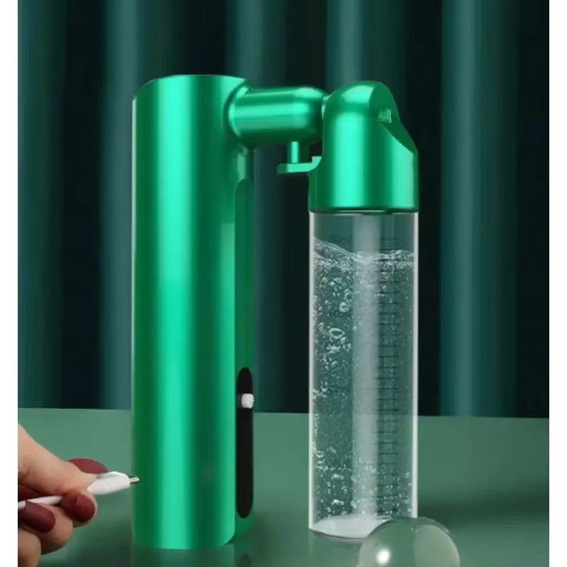 Household Handheld Blue Light Oxygen Injector Facial Hydrating Essence Cold Spray Moisturizing Humidifying Sprayer Skin Care