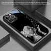 Star Dust Girl Tempered Glass Phone Case Suitable for iPhone17 16 15 14 13 12 11Pro/Max/Plus Anti Drop and Anti Shock Back Cover