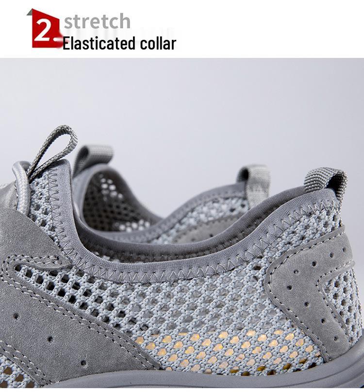 Men's Breathable Flyknit Casual Sports Shoes - Lightweight Mesh Design
