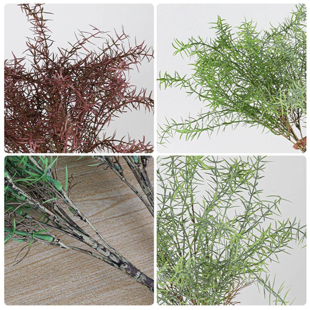 Realistische Künstliche Spargelzweige Handgemachte Fake-Pflanzen Dekoration für Wohnzimmer