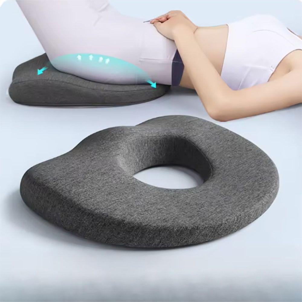 Prevent Pressure Sores Memory Foam Cushion Soft Texture Seat Pad Round Cushion  Office Home Decor