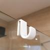 Set of 4 Shower Glass Hangers 6mm White