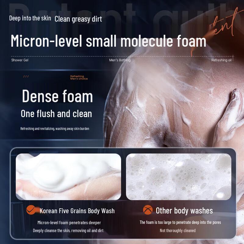 Han Fang Wu Gu Men's Refreshing Oil Control Shower Gel