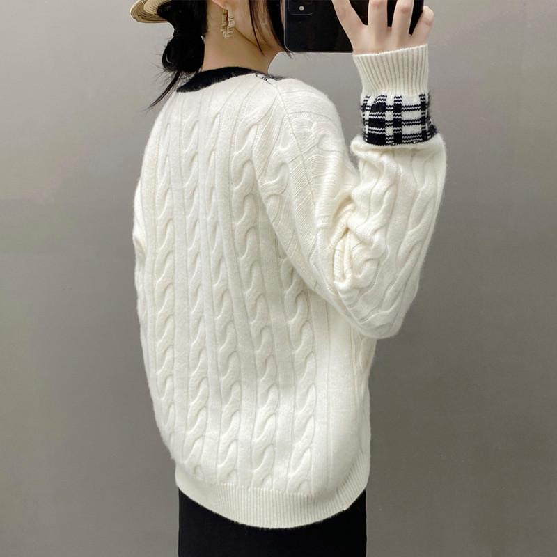 Qinghe 100% Pure Cashmere Women's Sweater - Ultra Soft Luxury Winter Pullover
