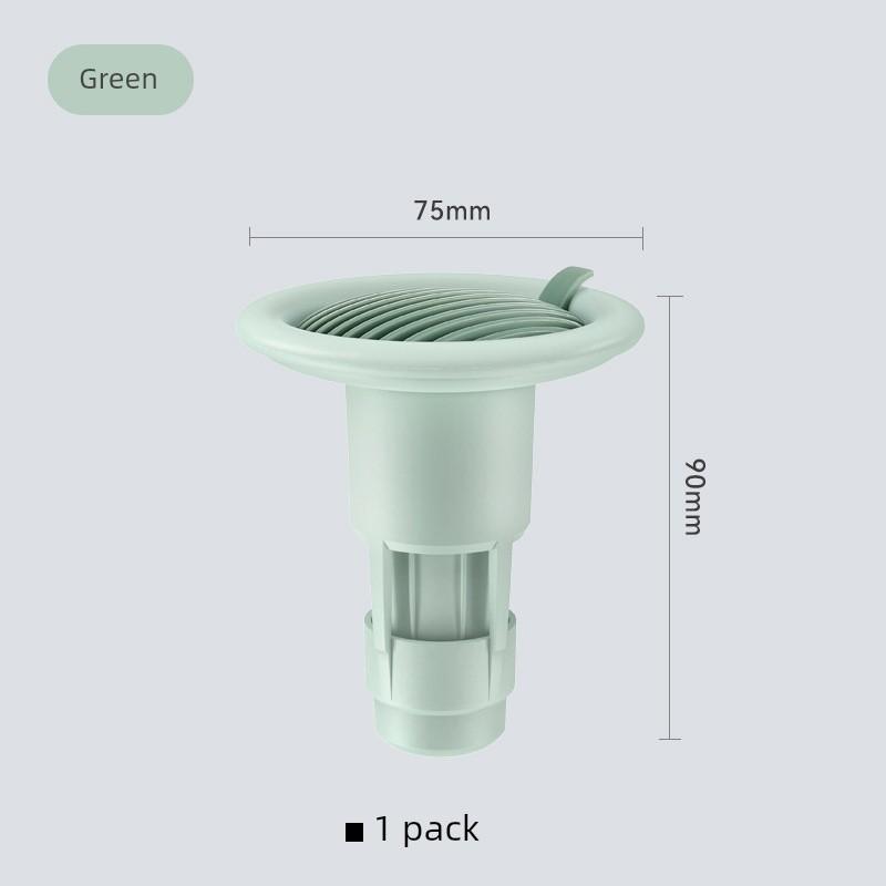 Floor Drain Deodorizer Bathroom Silicone Bean Sprout Mat Anti-Odor Cover Toilet Sewer Anti-Insect Anti-Odor Stopper Deodorizing Cover