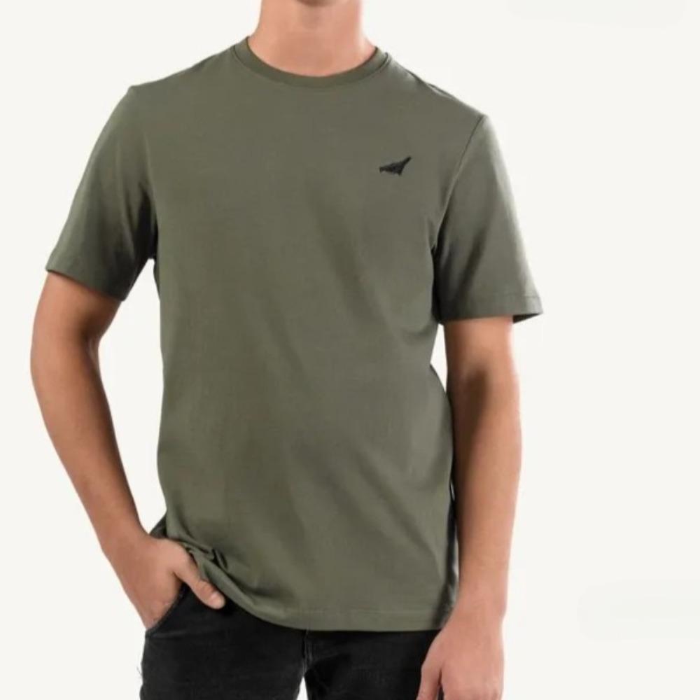 100% Cotton Men s Summer Short-sleeved Embroidered Pattern T-shirt 46