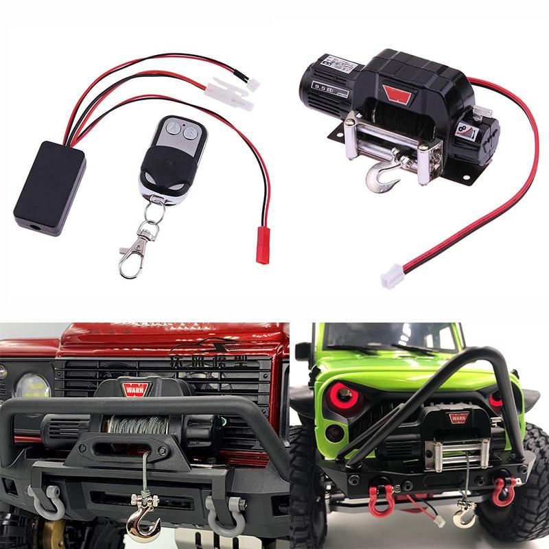 Premium Quality Rc Crawler Car Winch Wireless Remote Control Receiver For 110 Axial Scx10 D90