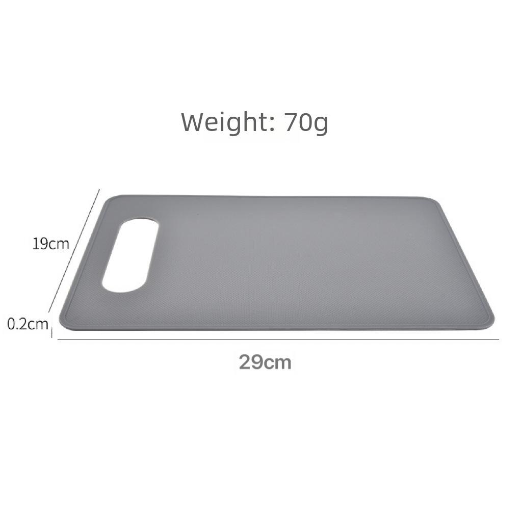 Dual-Sided Plastic Cutting Board for Kitchen - Household Square Fruit and Vegetable Chopping Gadget