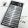 Mengji Shangpin Dense Clustered False Eyelashes, 12 Rows, European & American Style, Light & Volumizing Oblique Fox Eye Design
